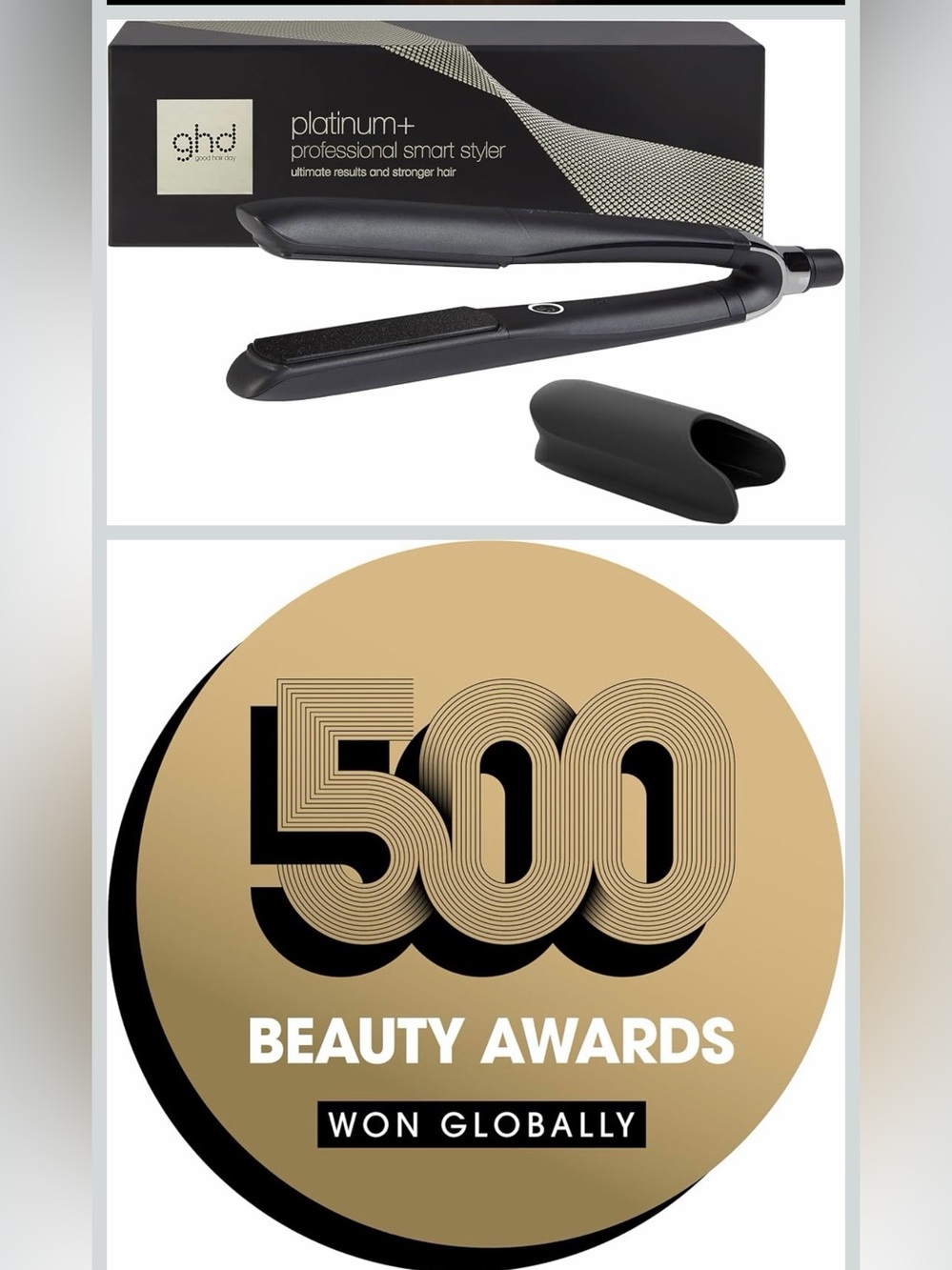 ghd Platinum+ Smart Styler in White - Like New!